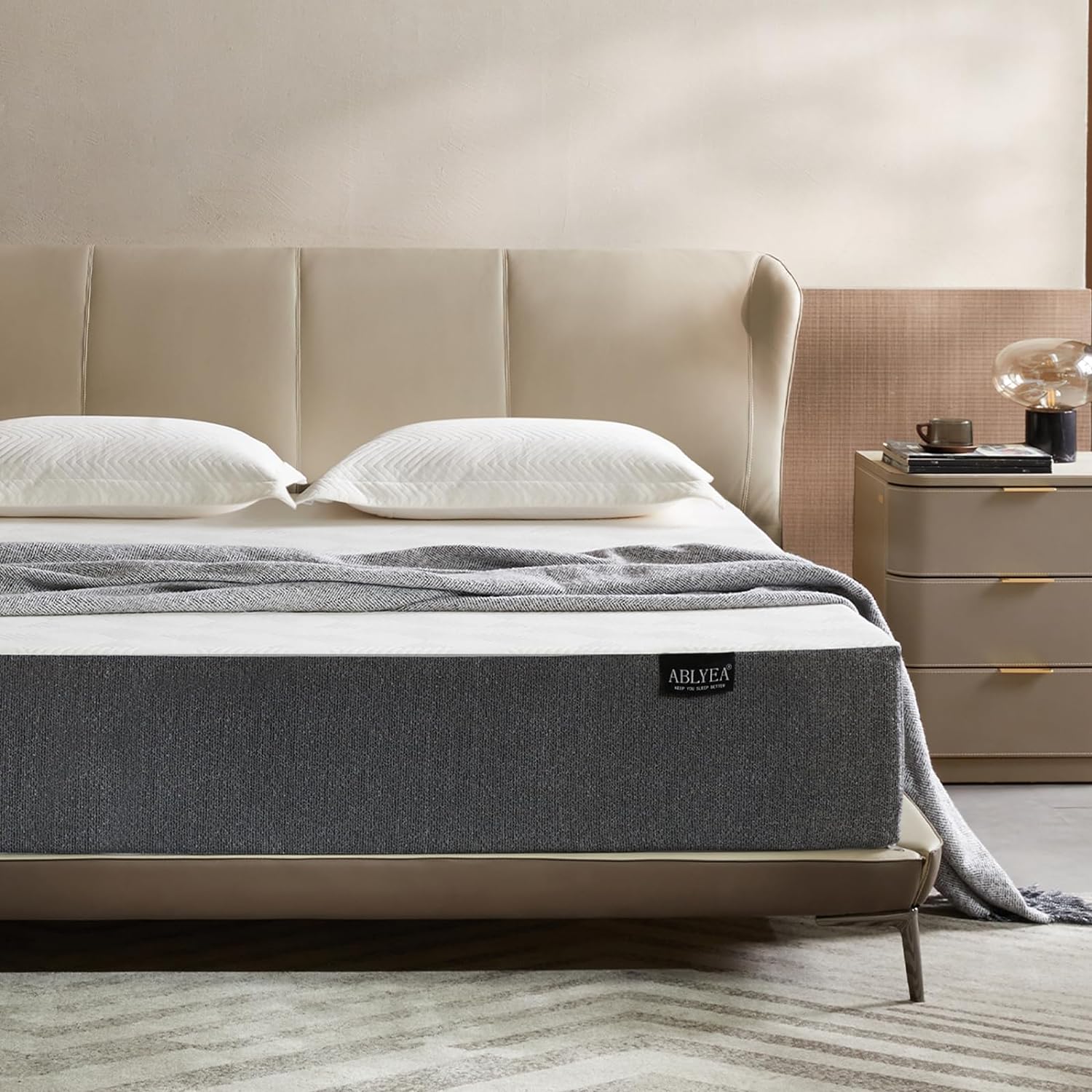 Materasso Queen ibrido da 12 pollici in una scatola con memory foam gel